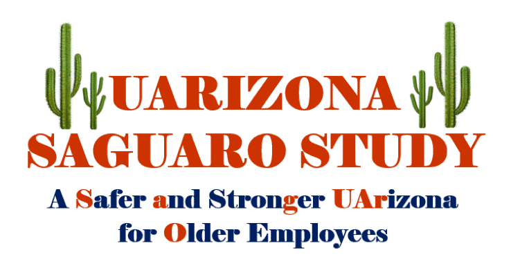 Graphic - A Safer and Stronger UArizona for Older Employees